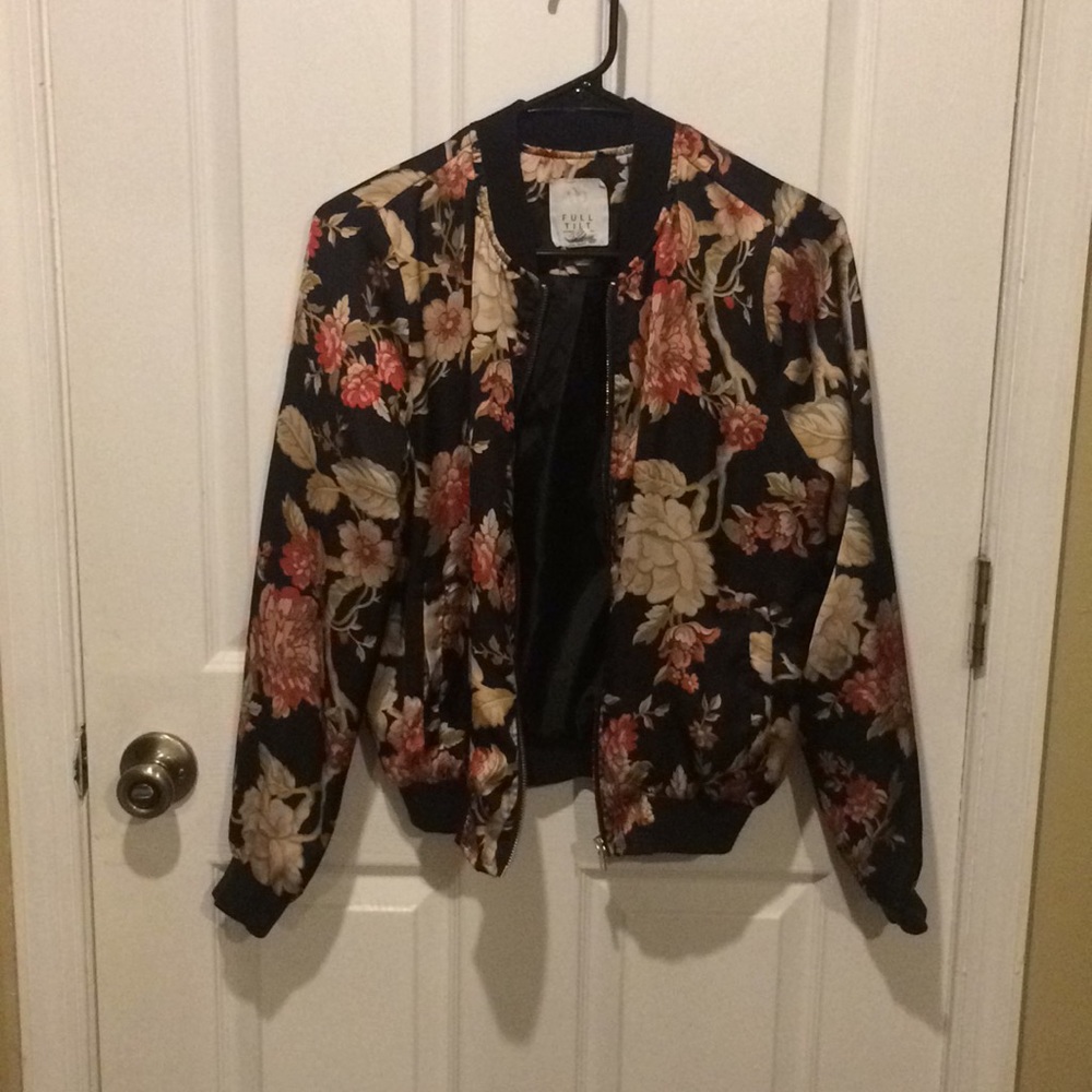 Lightweight floral jacket